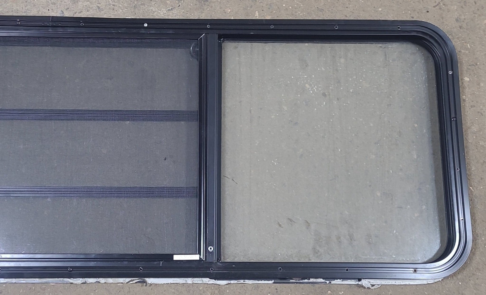 Used Black Radius Opening Window : 71 1/4