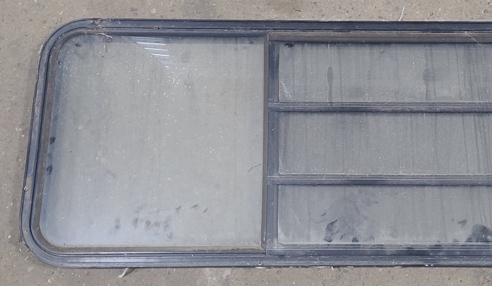 Used Black Radius Opening Window : 71 1/4