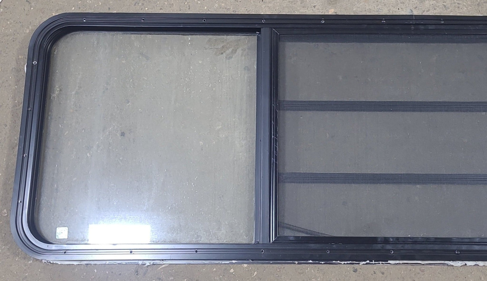 Used Black Radius Opening Window : 71 1/4