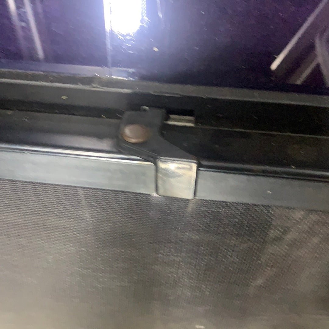Used Black Radius Slanted Opening Window : 25 1/2 X 30 3/4 X 2