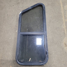 Load image into Gallery viewer, Used Black Radius Slanted Opening Window : 42 3/4&quot; X 17 1/4&quot; X 2&quot; D - Young Farts RV Parts