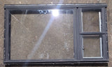 Used Black Square Emergency Opening Window: 36 1/2