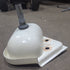 Used Bone Bathroom Corner Sink 13 3/4" X 14 1/2" X 6" D - Young Farts RV Parts