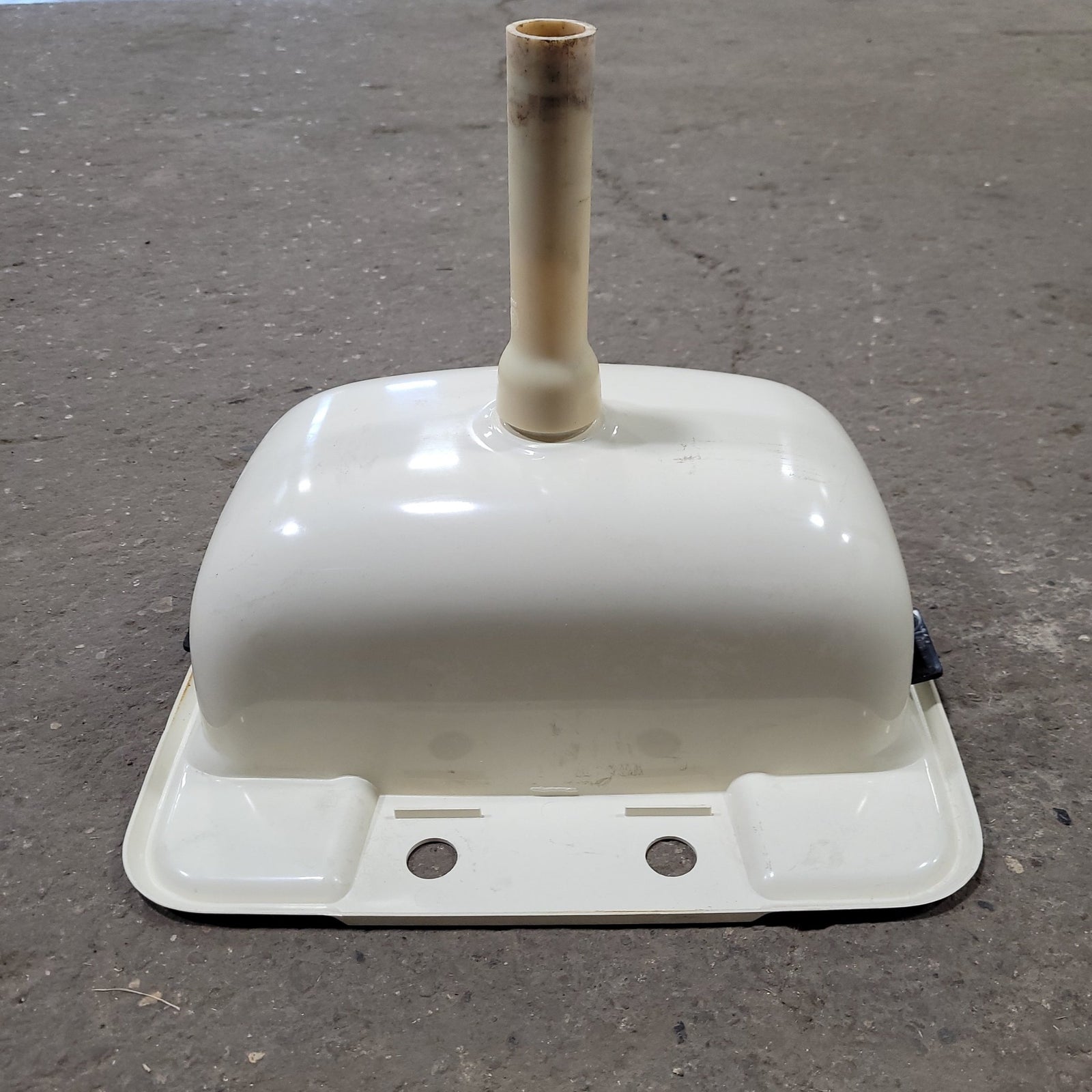 Used Bone Bathroom Sink 14 3/4