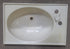 Used Bone Bathroom Sink 20 3/8" X 13 1/8" X 6 1/2" D - Young Farts RV Parts