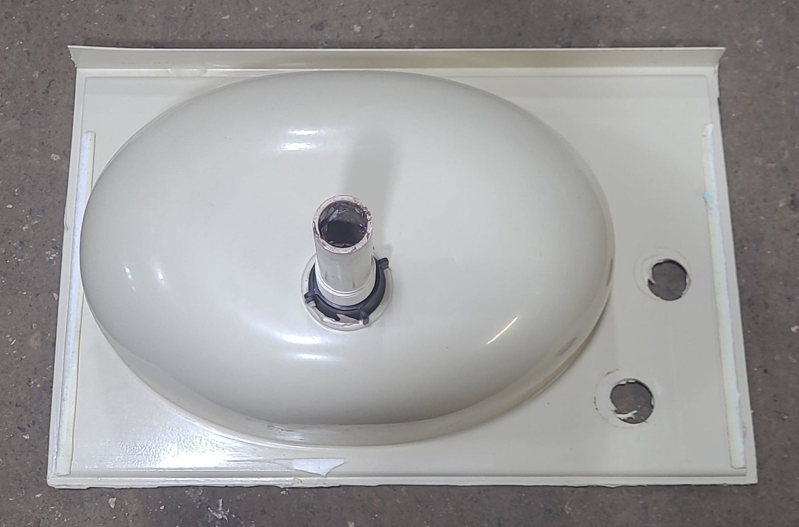 Used Bone Bathroom Sink 20 3/8