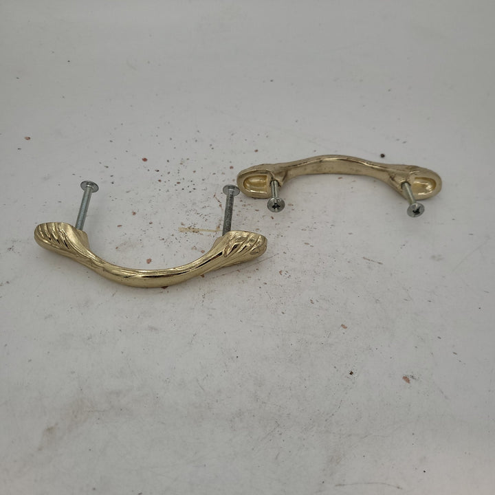 Used Brass Cabinet Handle 3" Hole Spacing - Young Farts RV Parts