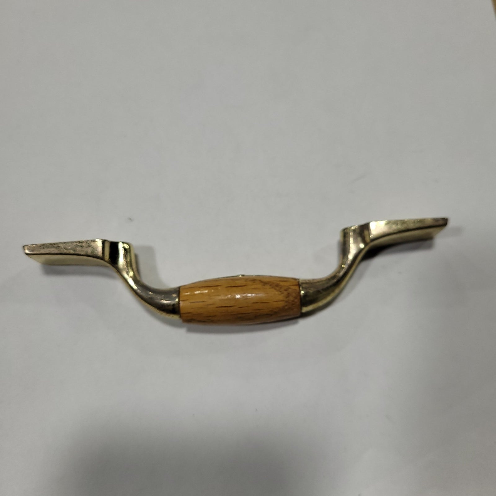 Used Bronze (with wooden center) Cabinet Handle 3