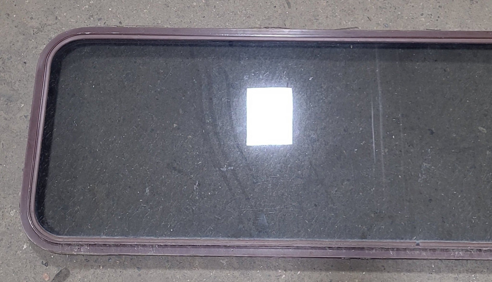 Used Brown Radius Non-Opening Window : 60 1/4