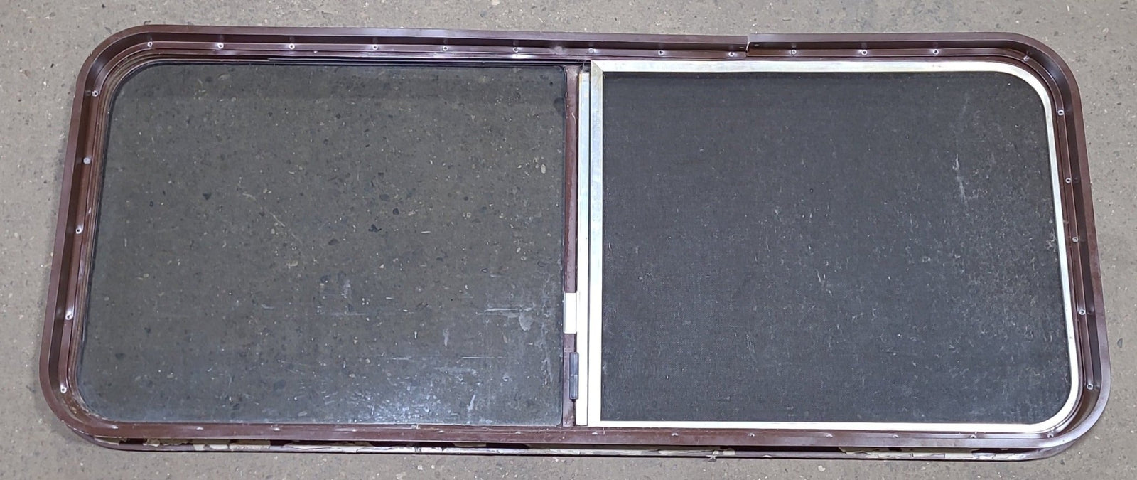 Used Brown Radius Opening Window : 51 3/4