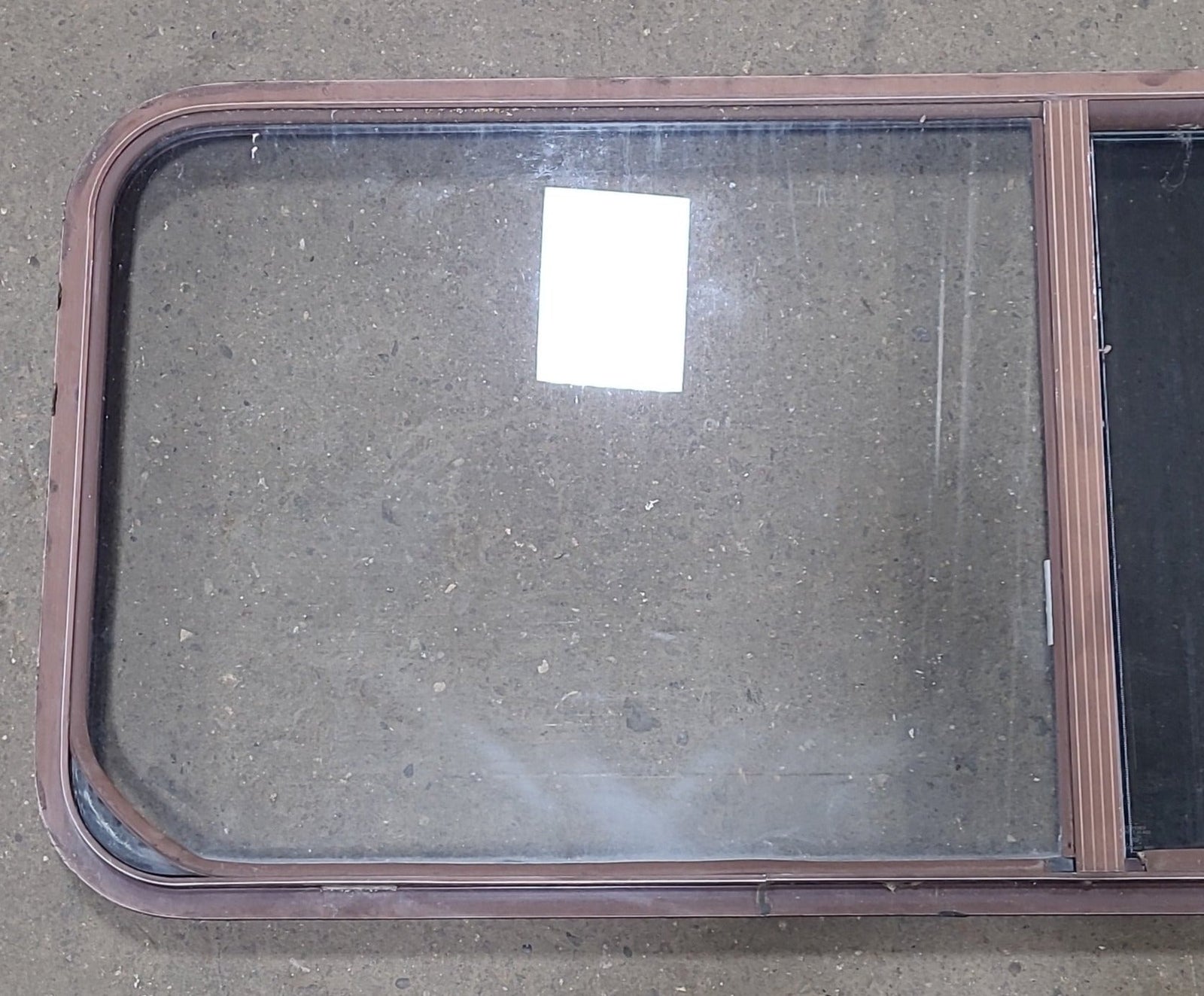 Used Brown Radius Opening Window : 53 3/4