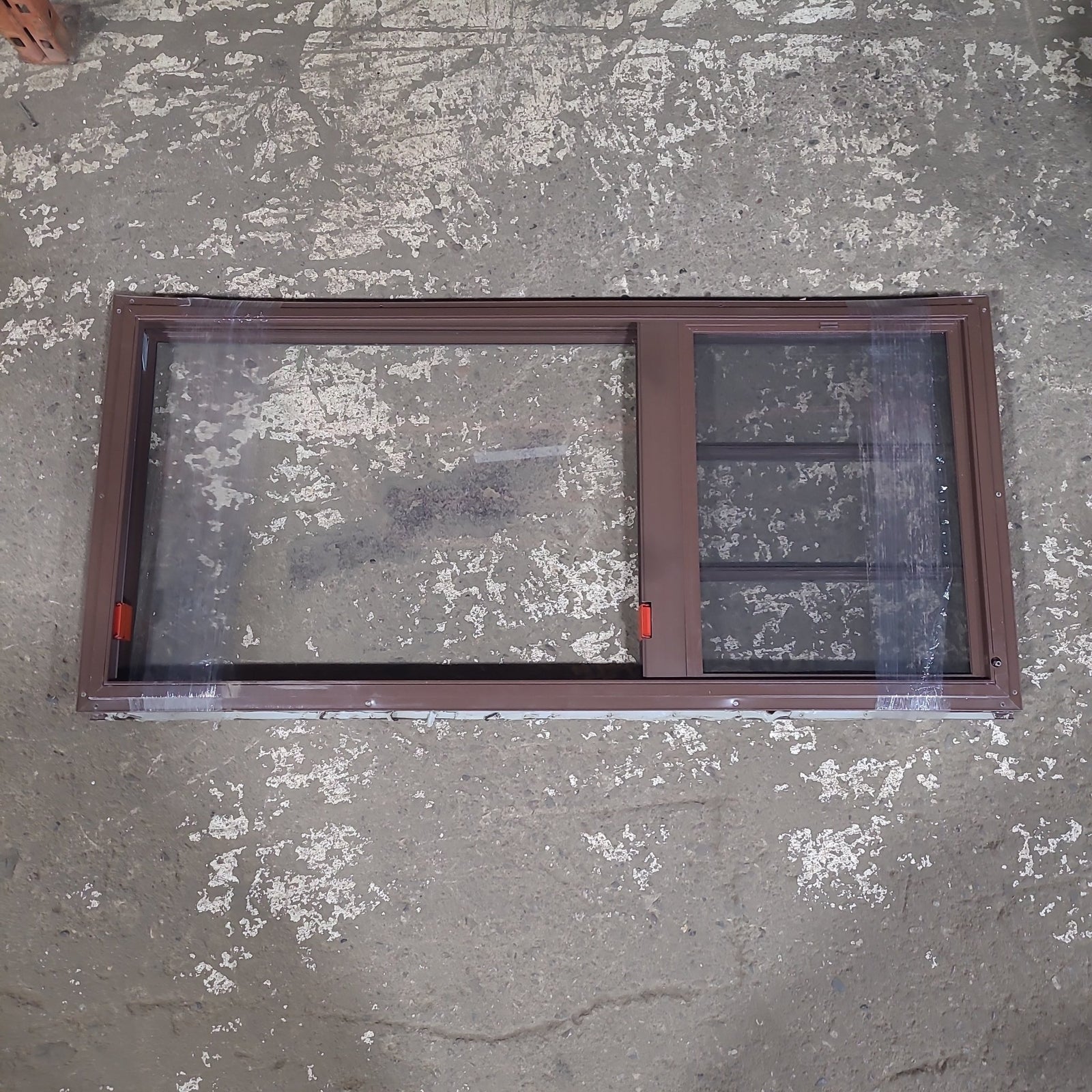 Used Brown Square Emergency Opening Window: 48 1/2