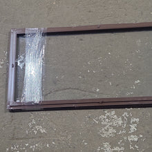 Load image into Gallery viewer, Used Brown Square Non Opening Window: 58 1/2&quot; W x 19 1/4&quot; H x 3/4&quot; D - Young Farts RV Parts