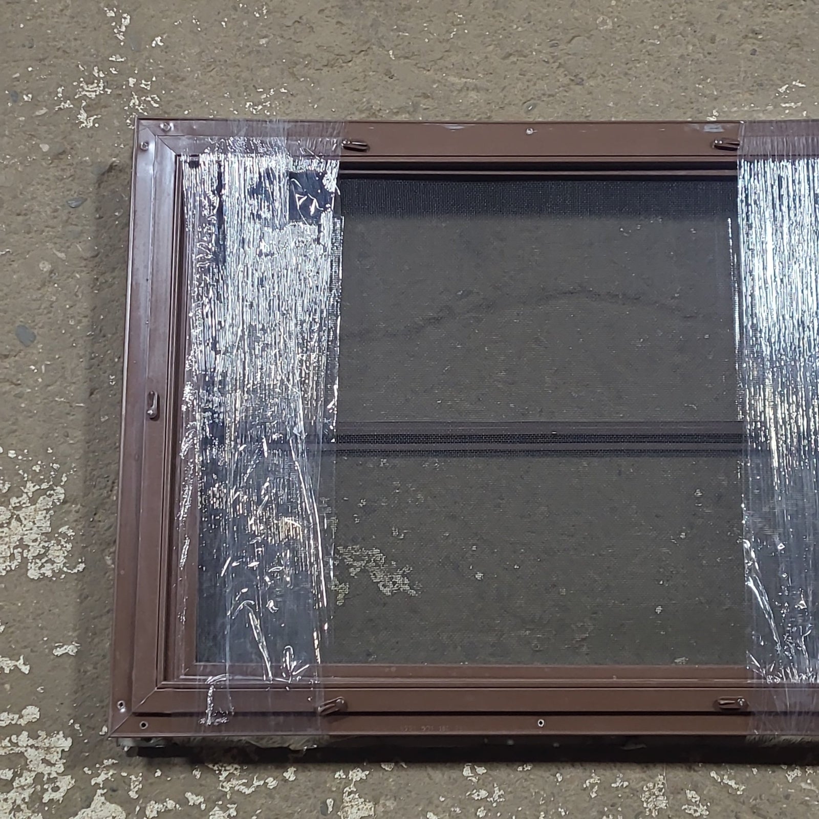 Used Brown Square Opening Window: 24 1/2