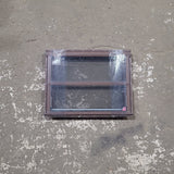 Used Brown Square Opening Window: 24 1/2