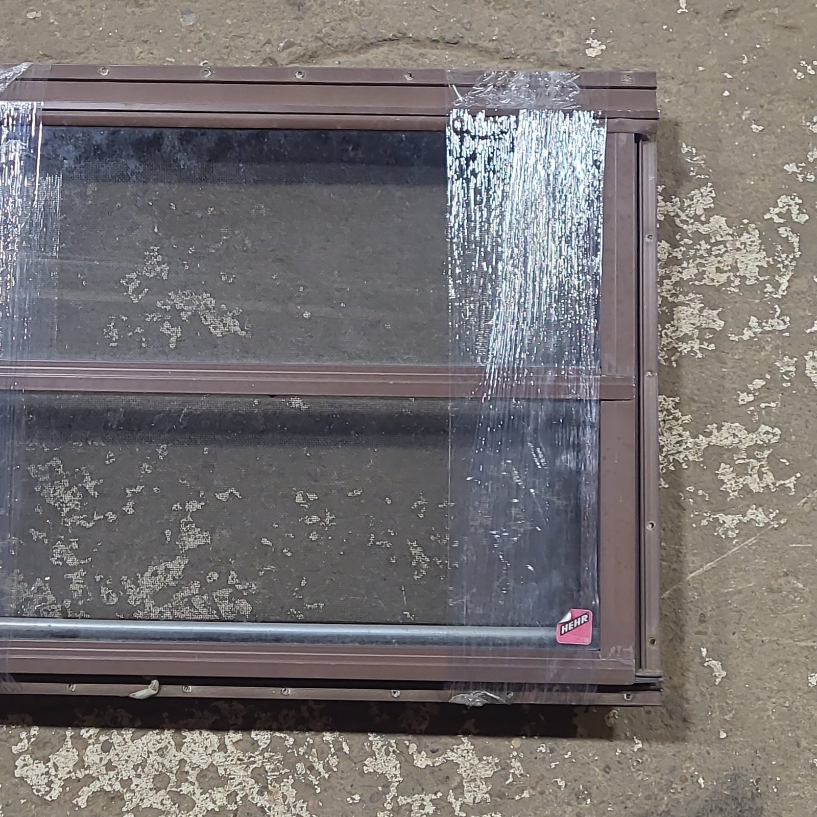 Used Brown Square Opening Window: 24 1/2