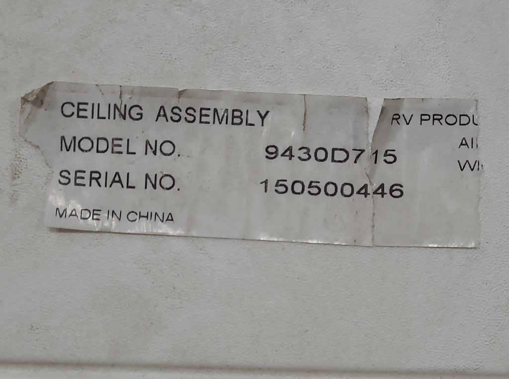 Used Coleman Mach Air Conditioner Ceiling Assembly for Coleman Mach 8. - Young Farts RV Parts