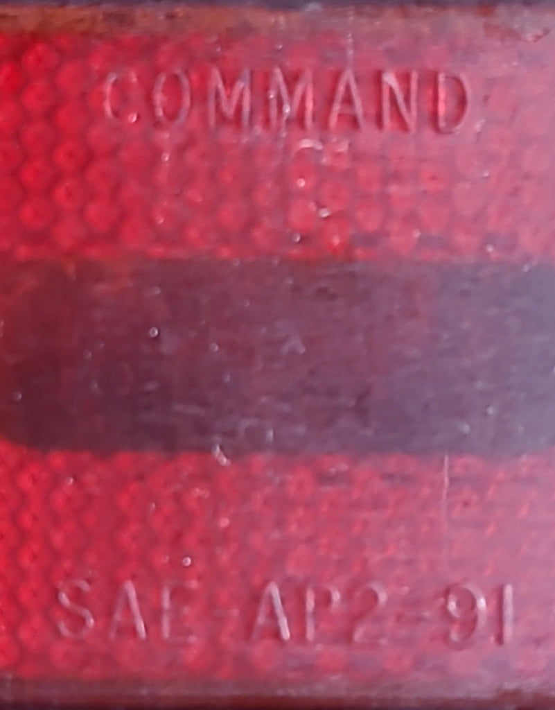 Used COMMAND SAE-AP2-91 Replacement Lens for Marker Light | Red - Young Farts RV Parts