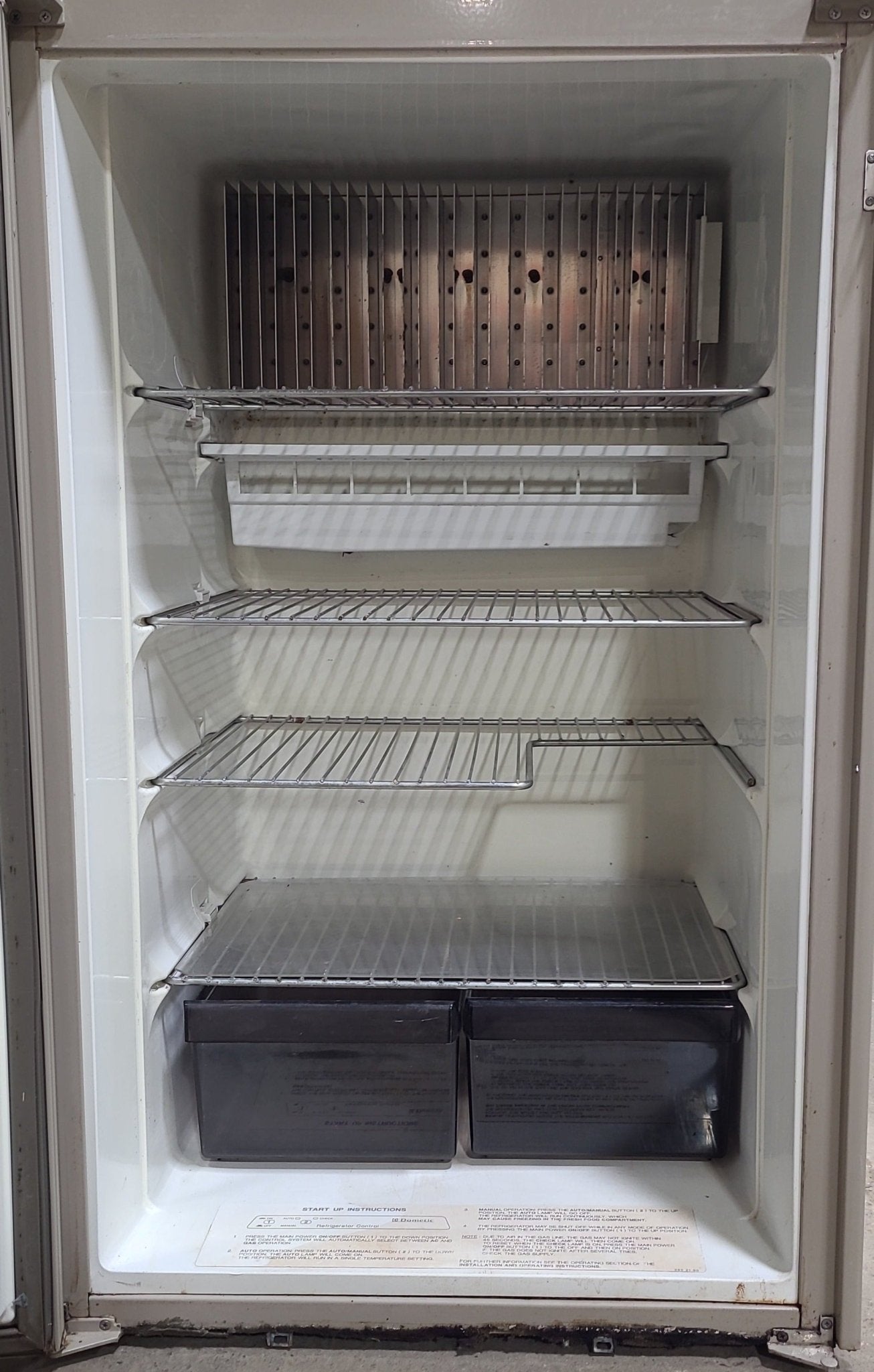 Used Complete Dometic RM2612 Fridge 2-WAY - Young Farts RV Parts