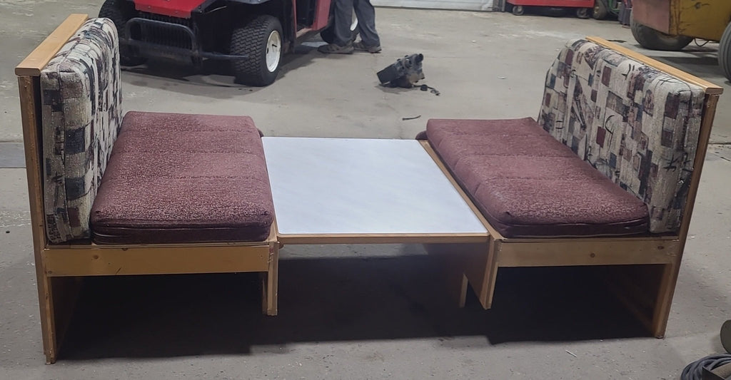 Used Complete RV Dinette Set - 40 1/2” D x 76 3/4" W x 33 5/8" H - Young Farts RV Parts