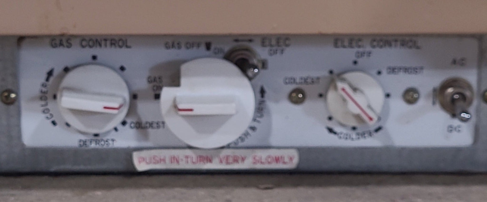 Used Complete TEDCO Fridge 3-WAY - Young Farts RV Parts