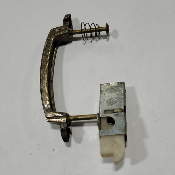 Used Copper Cabinet Handle 3" Hole Spacing comes with attached latch w/ 1" hole spacing - Young Farts RV Parts