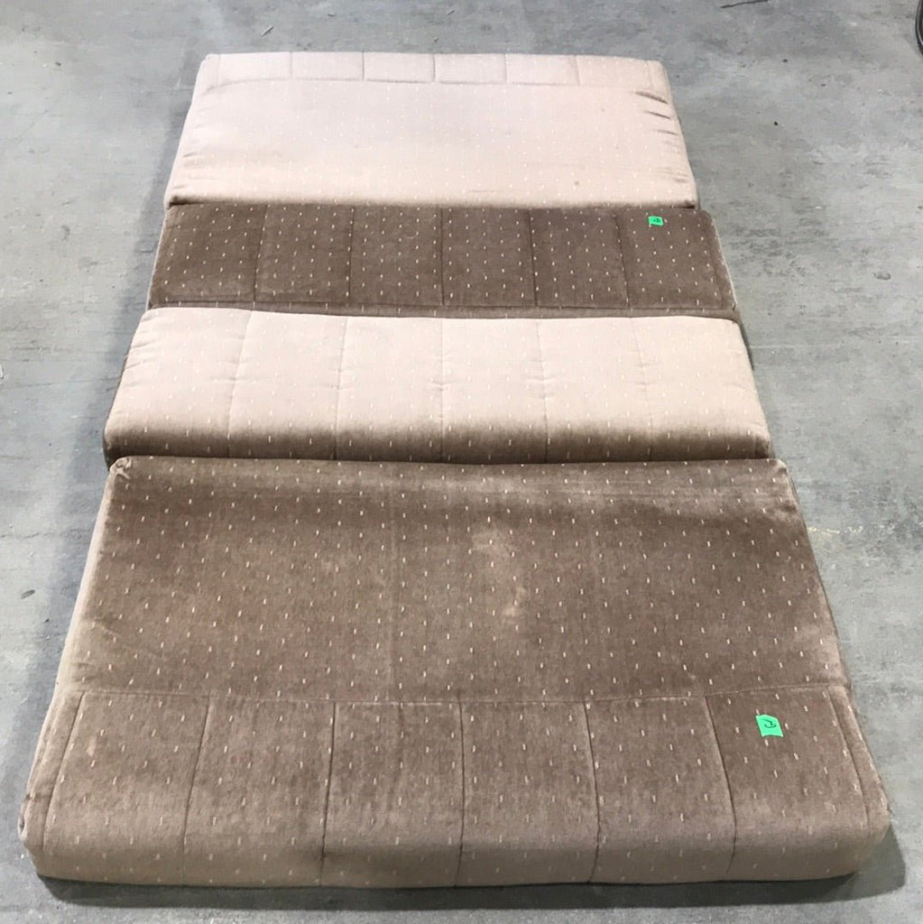 USED Dinette Cushion Set- 4 piece | 2 @ 38" X 25" X 4 1/2" D, 2 @ 38" X 13" X 4 1/2" D - Young Farts RV Parts