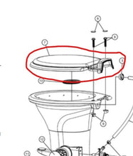 Load image into Gallery viewer, Used Dometic 310 Toilet Seat &amp; Cover Replacement Off-White | 385311646 | 385311647 - Young Farts RV Parts