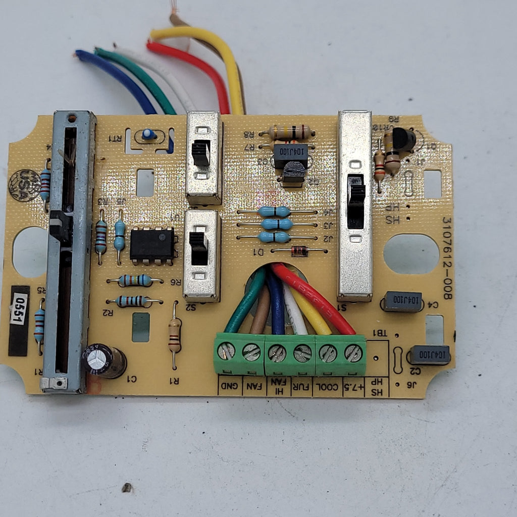 USED Dometic Analog Thermostat Control Board 3107612.008 - Young Farts RV Parts