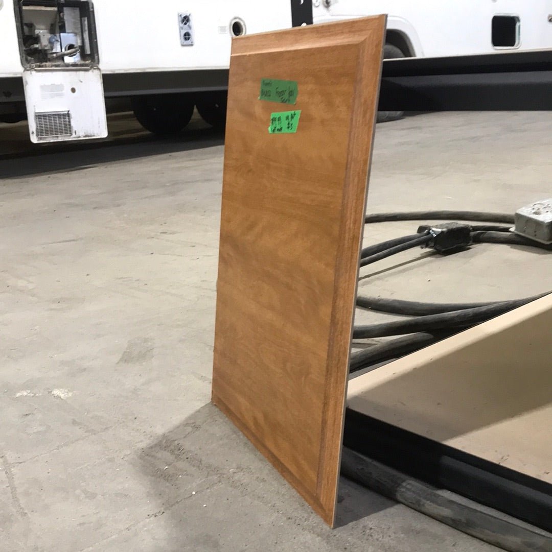 Used Dometic Freezer Door Custom Wooden Panel Insert - RM2852 - Young Farts RV Parts