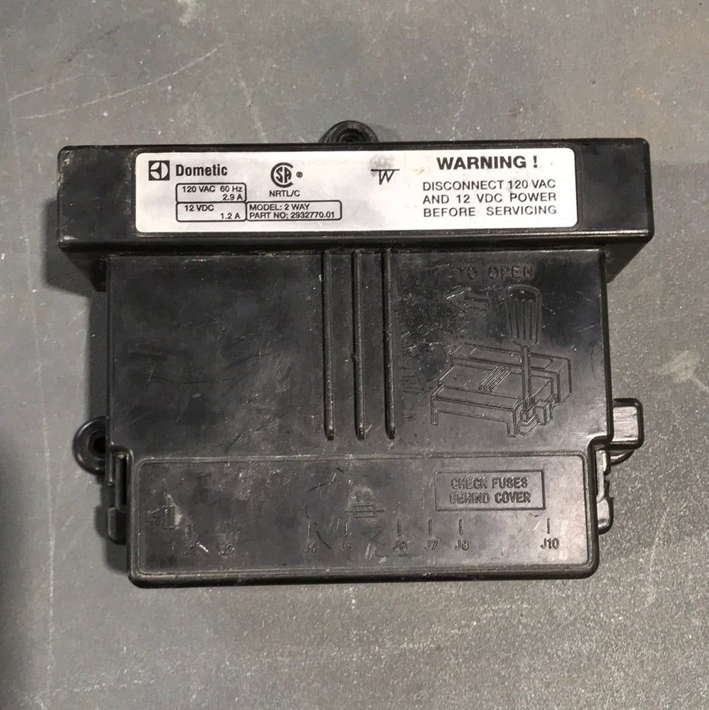 Used Dometic Refrigerator Power Supply Circuit Board Cover 2931858019 - Young Farts RV Parts