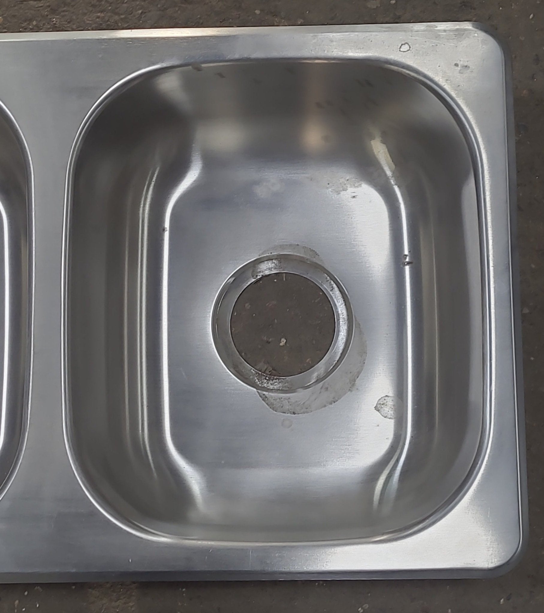 Used Double Kitchen Sink 16" X 27" X 7" D - Young Farts RV Parts