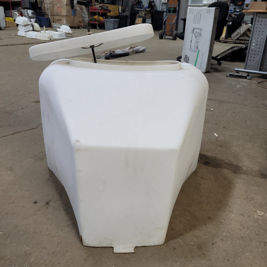 Used Double Propane Tank Cover - (Fits 30# Steel Double Tank) - Young Farts RV Parts