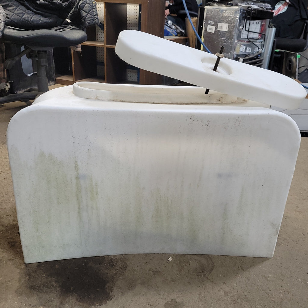 Used Double Propane Tank Cover - (Fits 30# Steel Double Tank) - Young Farts RV Parts