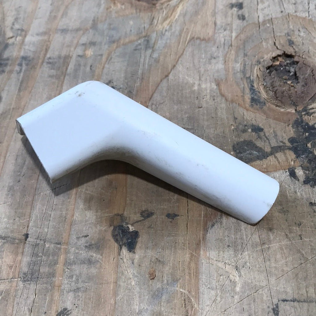 Used FLEXIBLE GUTTER SPOUT - SINGLE LEFT WHITE LONG - Young Farts RV Parts