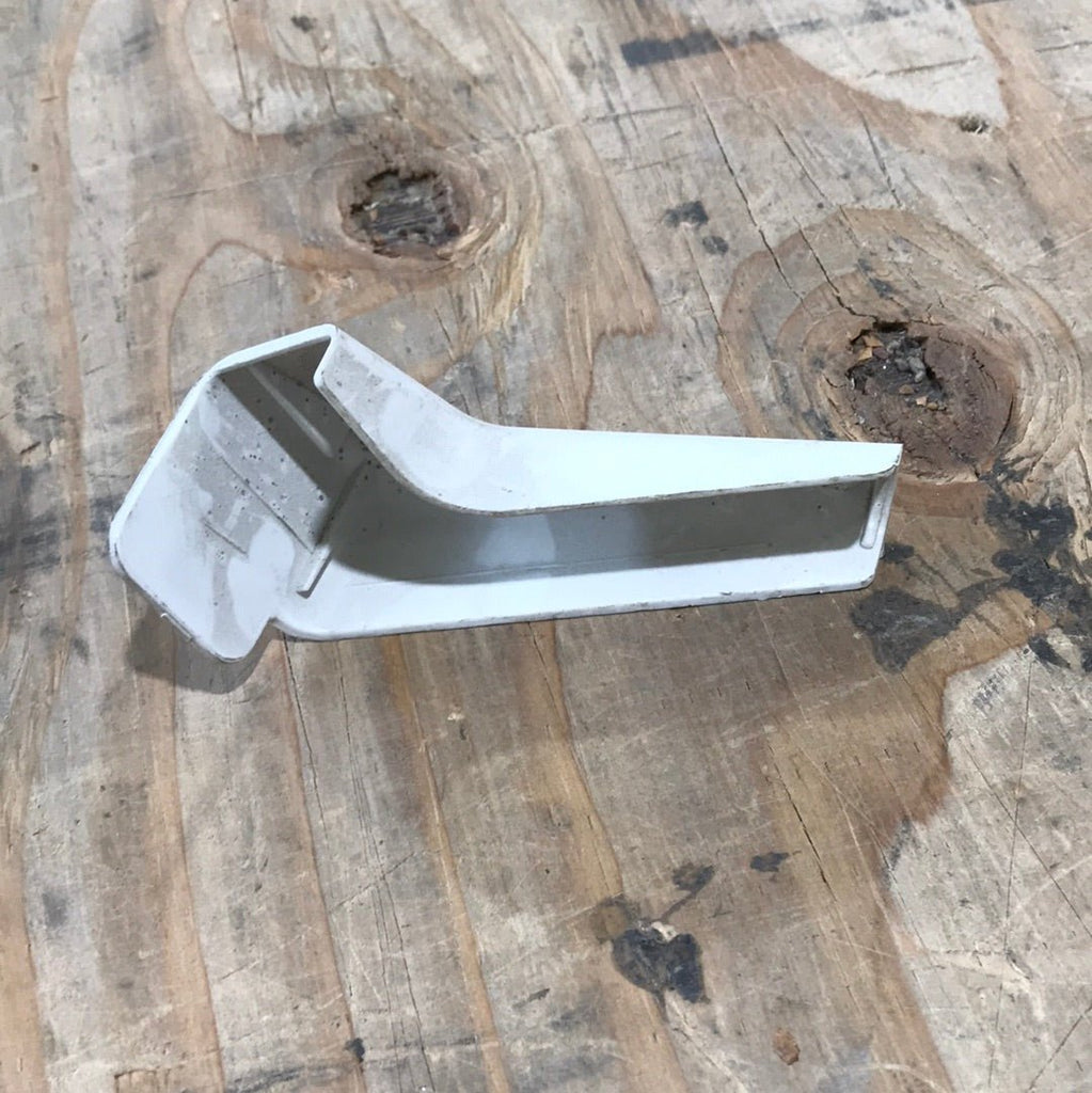 Used FLEXIBLE GUTTER SPOUT - SINGLE LEFT WHITE LONG - Young Farts RV Parts