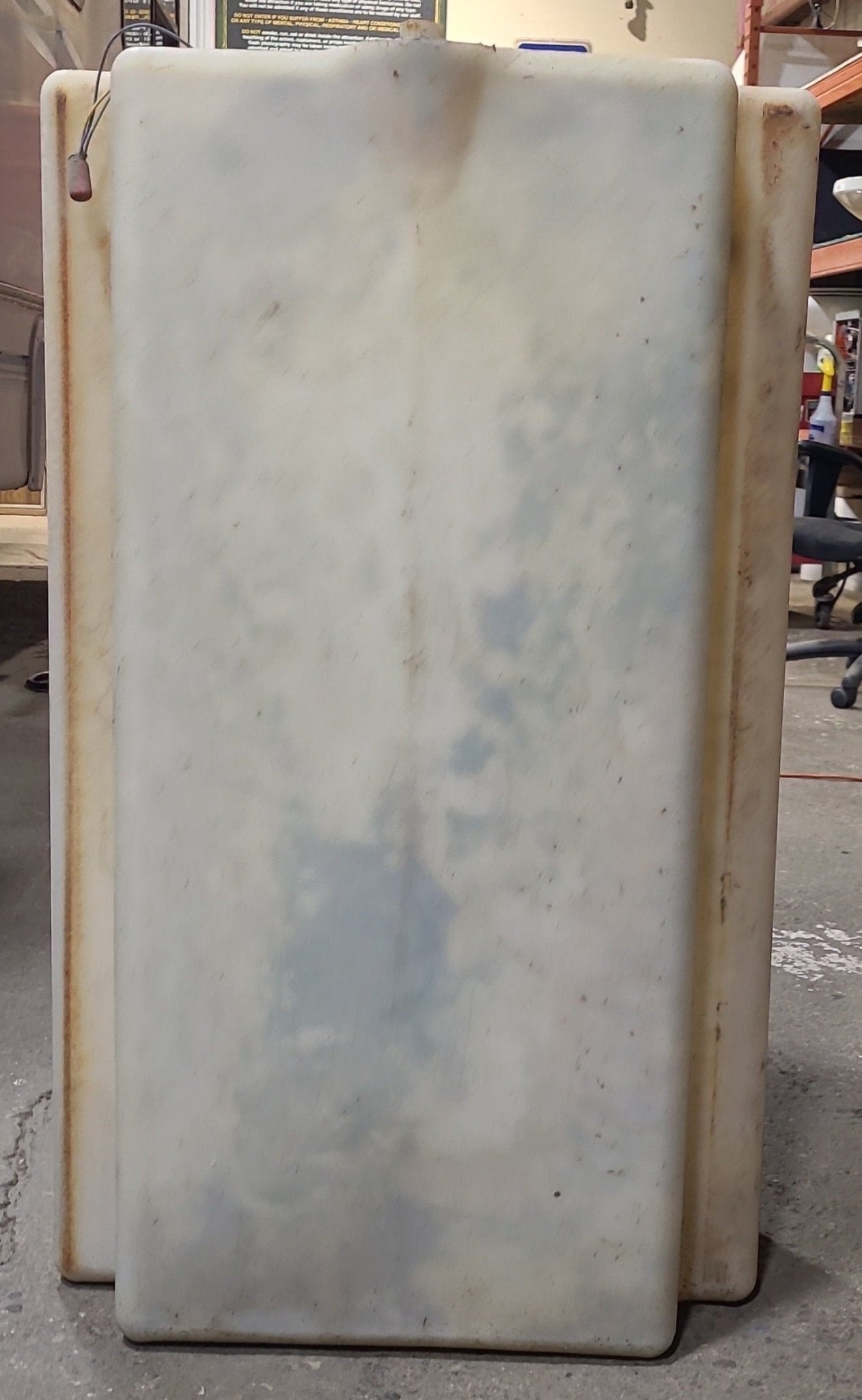 Used Fresh Water Tank 13 1/4” x 23” x 38” - Young Farts RV Parts