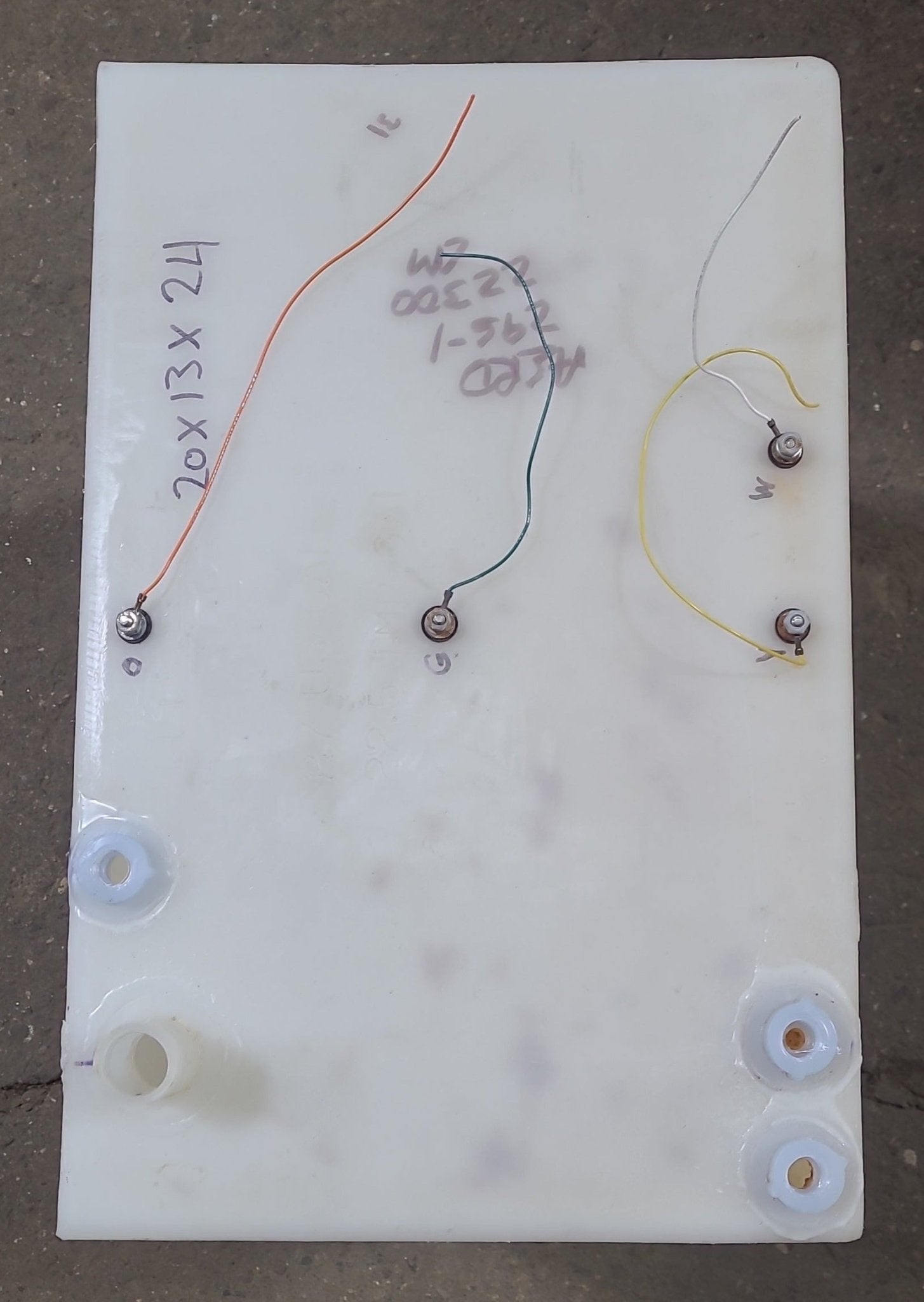 Used Fresh Water Tank 13” x 20” x 24” - Young Farts RV Parts
