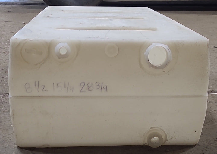 Used Fresh Water Tank 8 1/2” x 15 1/4” x 28 3/4” - Young Farts RV Parts