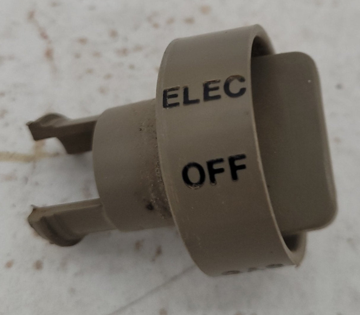 Used Fridge Knob Dometic 2007480185 120V GREY/BROWN - Young Farts RV Parts