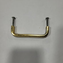 Load image into Gallery viewer, Used Gold Cabinet Handle 3 1/2&quot; Hole Spacing - Young Farts RV Parts