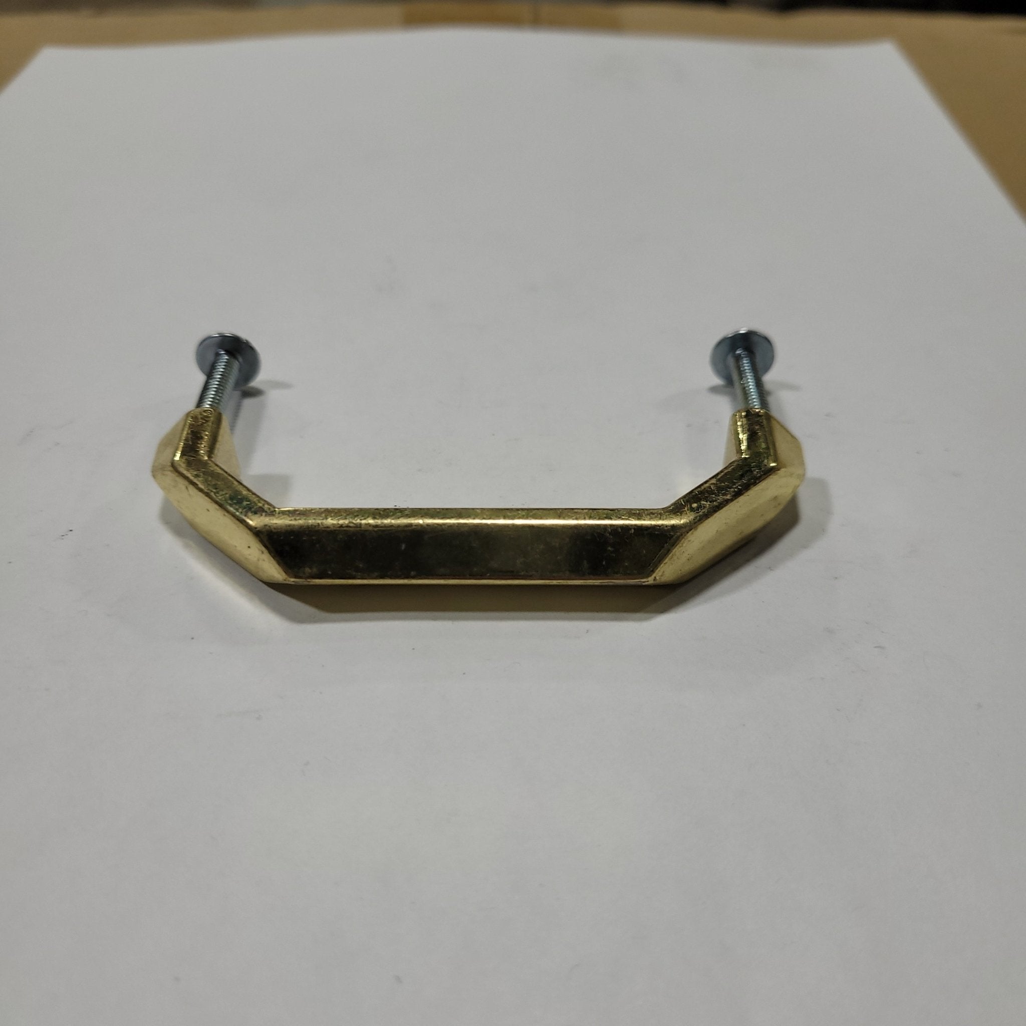 Used Gold Cabinet Handle 3" Hole Spacing - Young Farts RV Parts