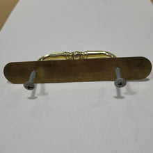 Load image into Gallery viewer, Used Gold Cabinet Handle 3&quot; Hole Spacing - Young Farts RV Parts