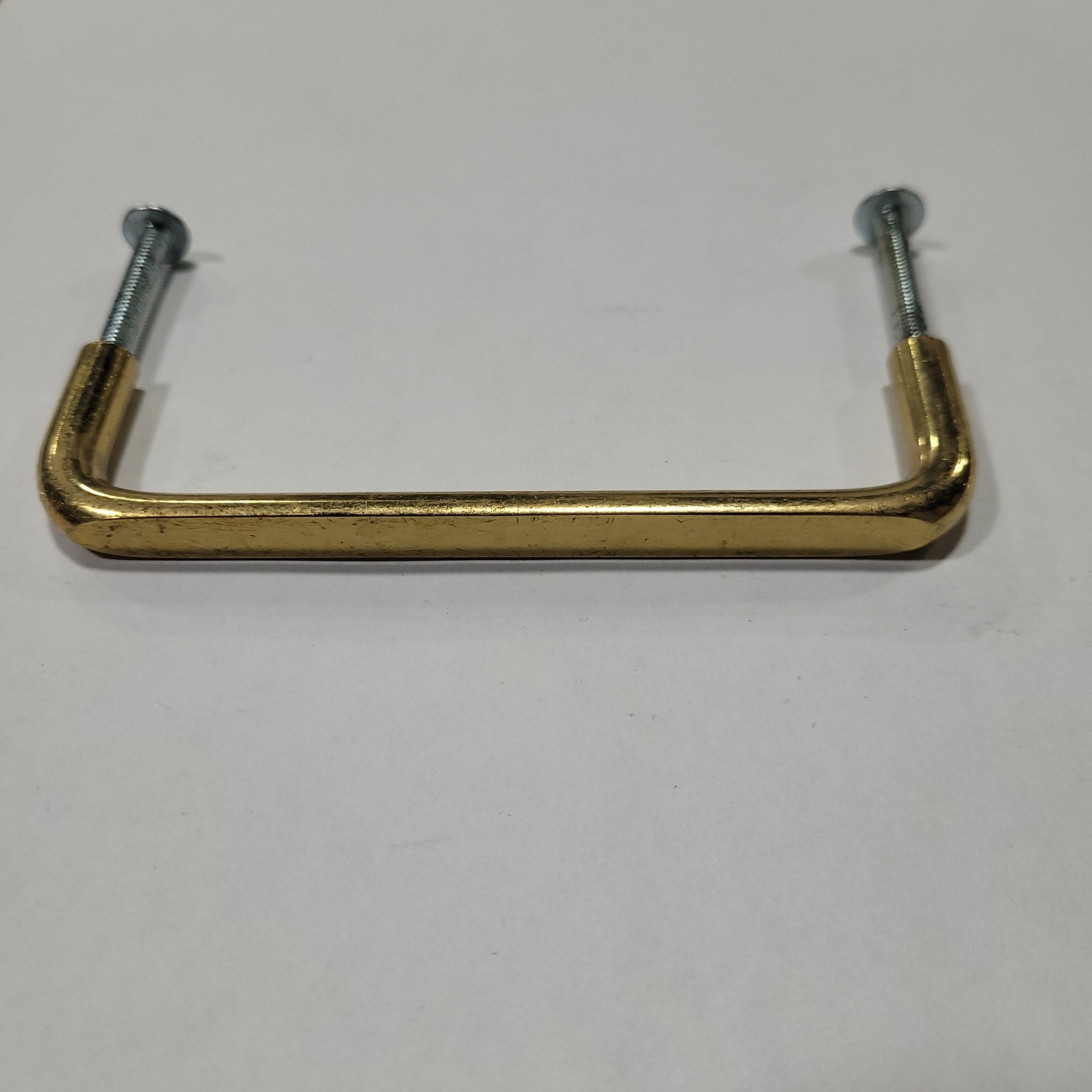 Used Gold Cabinet Handle 4" Hole Spacing - Young Farts RV Parts