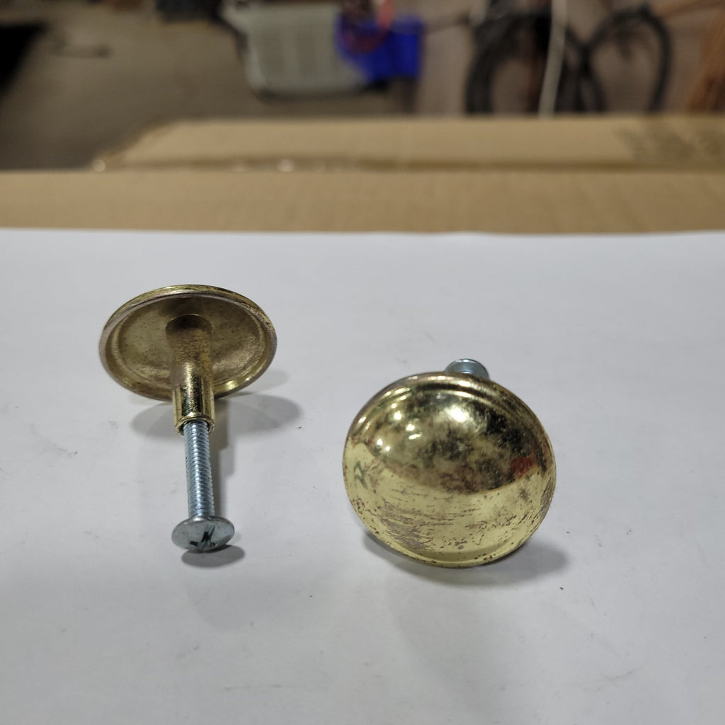 Used Gold Cabinet Knob - Young Farts RV Parts