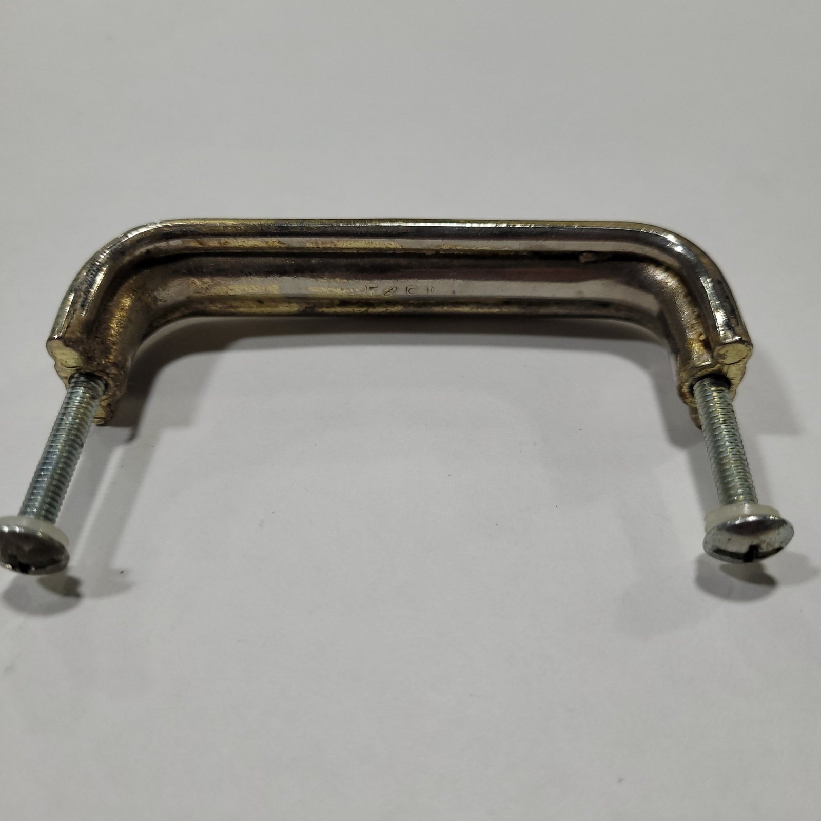 Used Gold (mostly worn to silver) Cabinet Handle 3