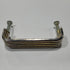 Used Gold (mostly worn to silver) Cabinet Handle 3" Hole Spacing - Young Farts RV Parts