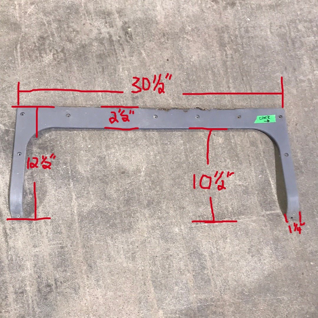 USED Grey RV Step Trim 30 1/2