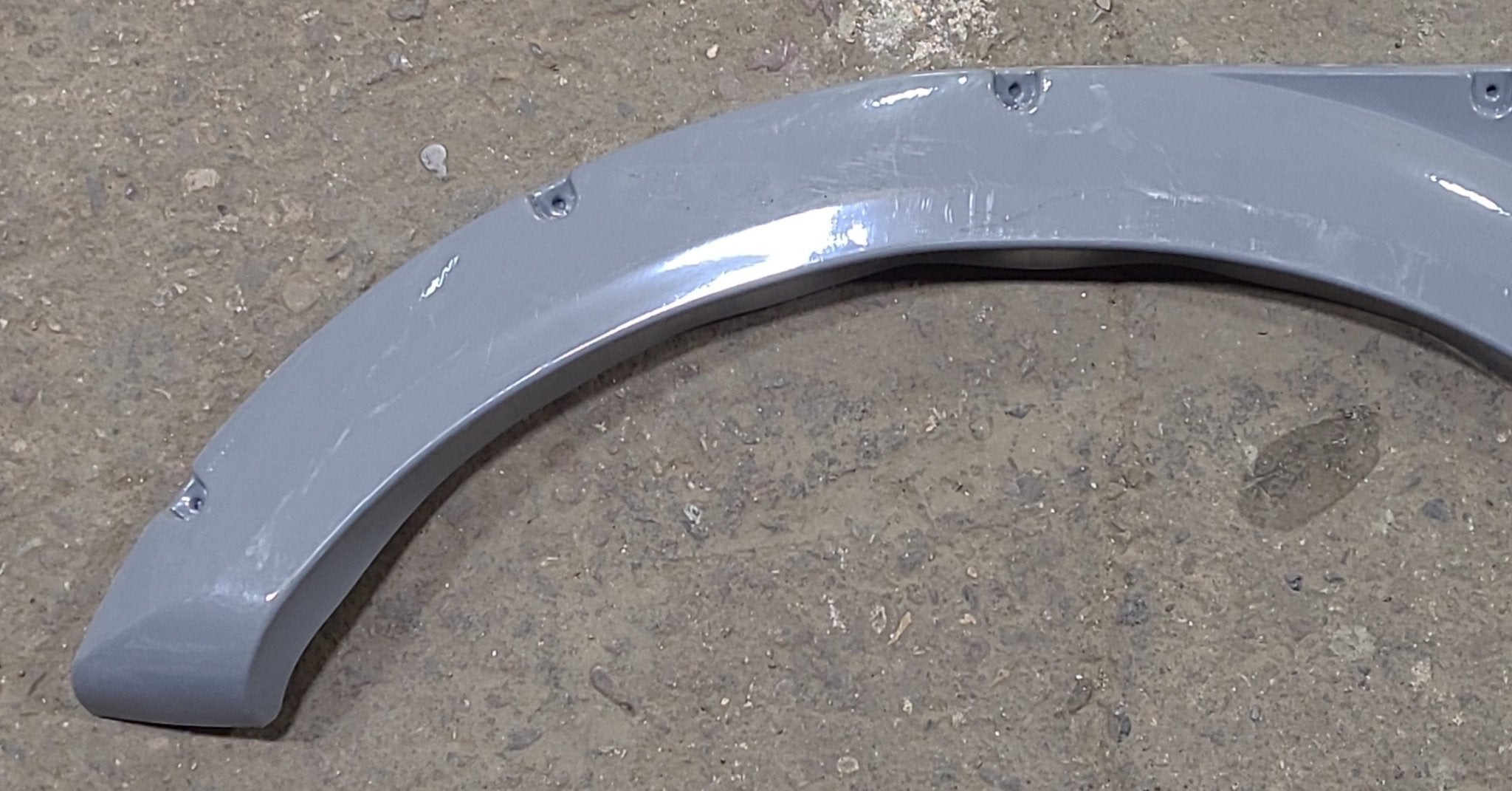 Used Heartland Fender Skirt (grey) 70 1/4" X 11 1/2" - Young Farts RV Parts