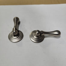 Load image into Gallery viewer, Used Hinged Pewter Cabinet Pull - Young Farts RV Parts